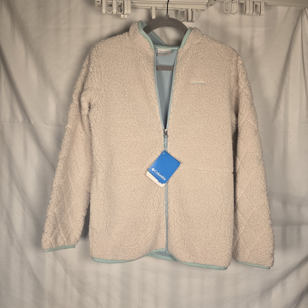 Columbia Girls (L) 14/16 Cream Fleece Jacket